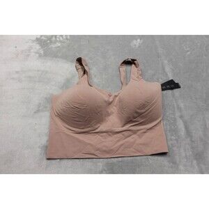 Victoria's Secret VSX L DD Beige Elevate Seamless- Comfort Sports Bra NWT